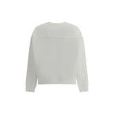 White Cotton Sweatshirt